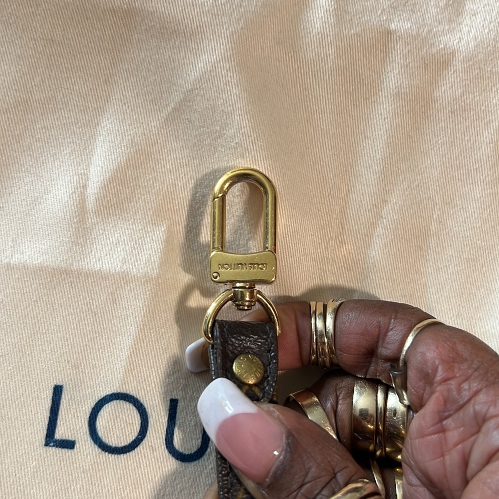 Authentic Louis Vuitton Monogram Shoulder Strap Brown 39.6-46.7 ONLY STRAP & BOX - Picture 6 of 8